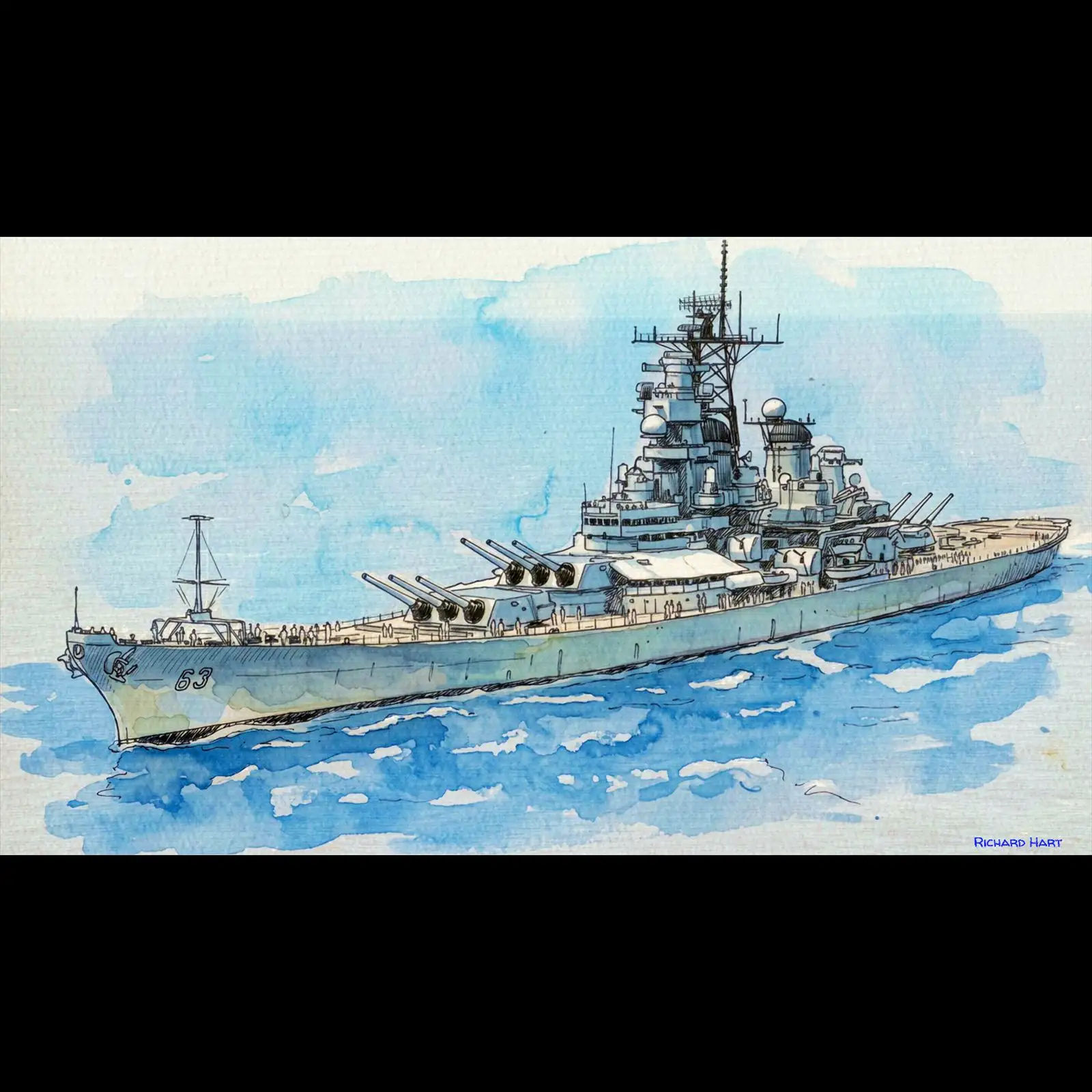 USS Missouri BB-63