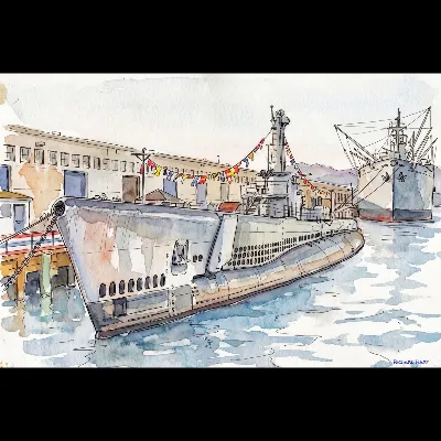 USS Pampanito in SF