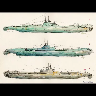 WWII Submarines