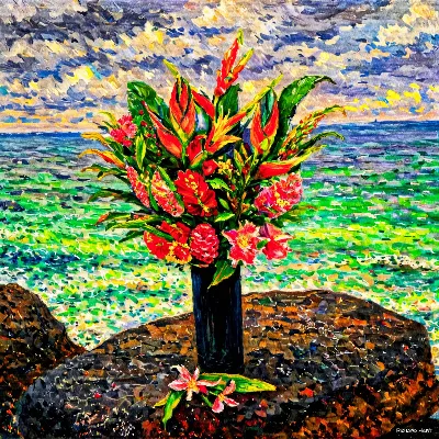 Sea Rock Vase 