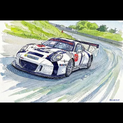Racing Porsche 911