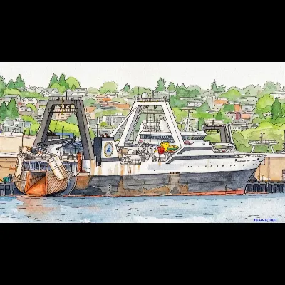 F/V American Seafoods Seattle Dock