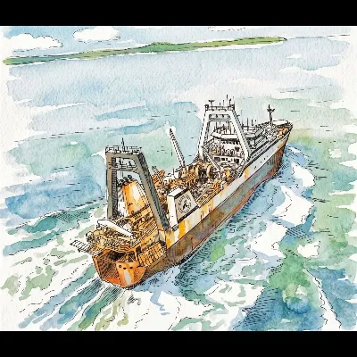 Northern Eagle at Sea