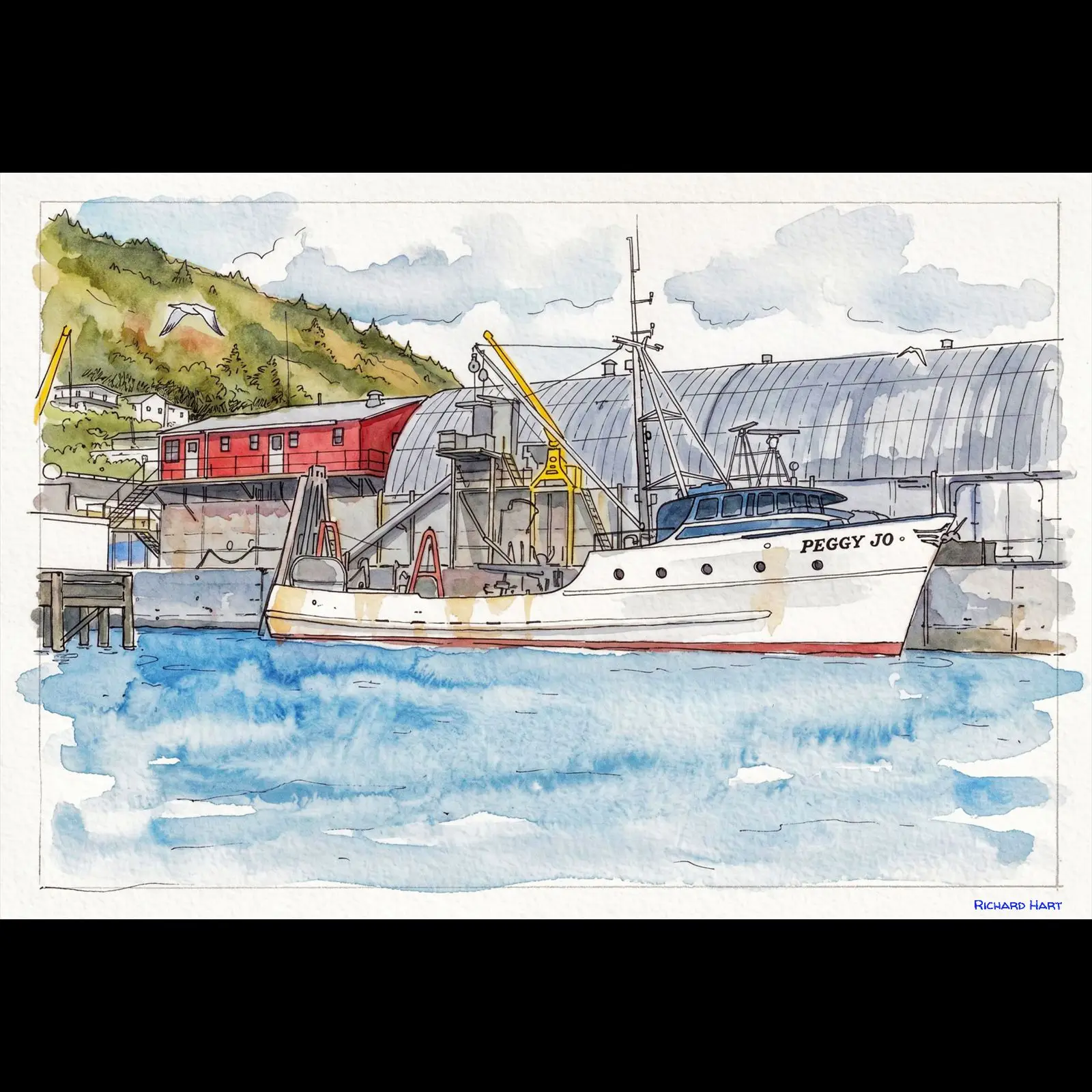 Old Peggy Jo at dock