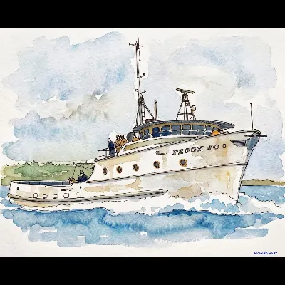 F/V Old Peggy Jo at Sea