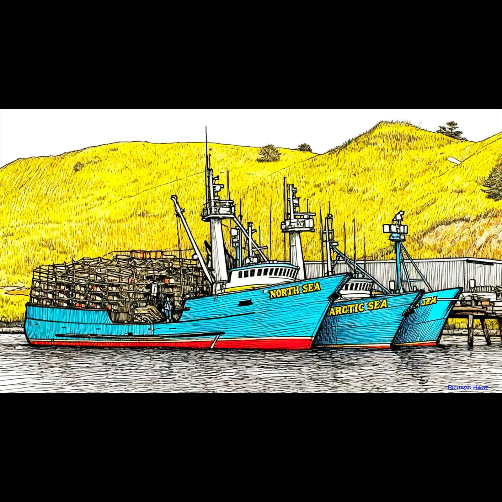 Poulsen Boats at Dock