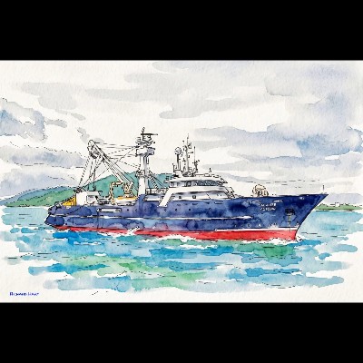 R/V Via Alize Bow Shot