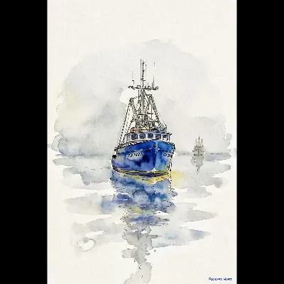 F/V Sea Barb in Fog