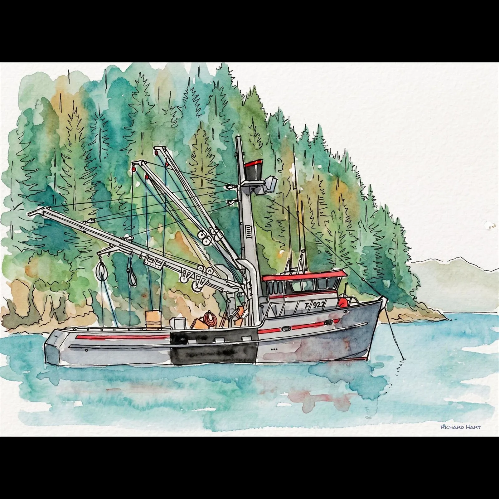F/V Seiner on the hook