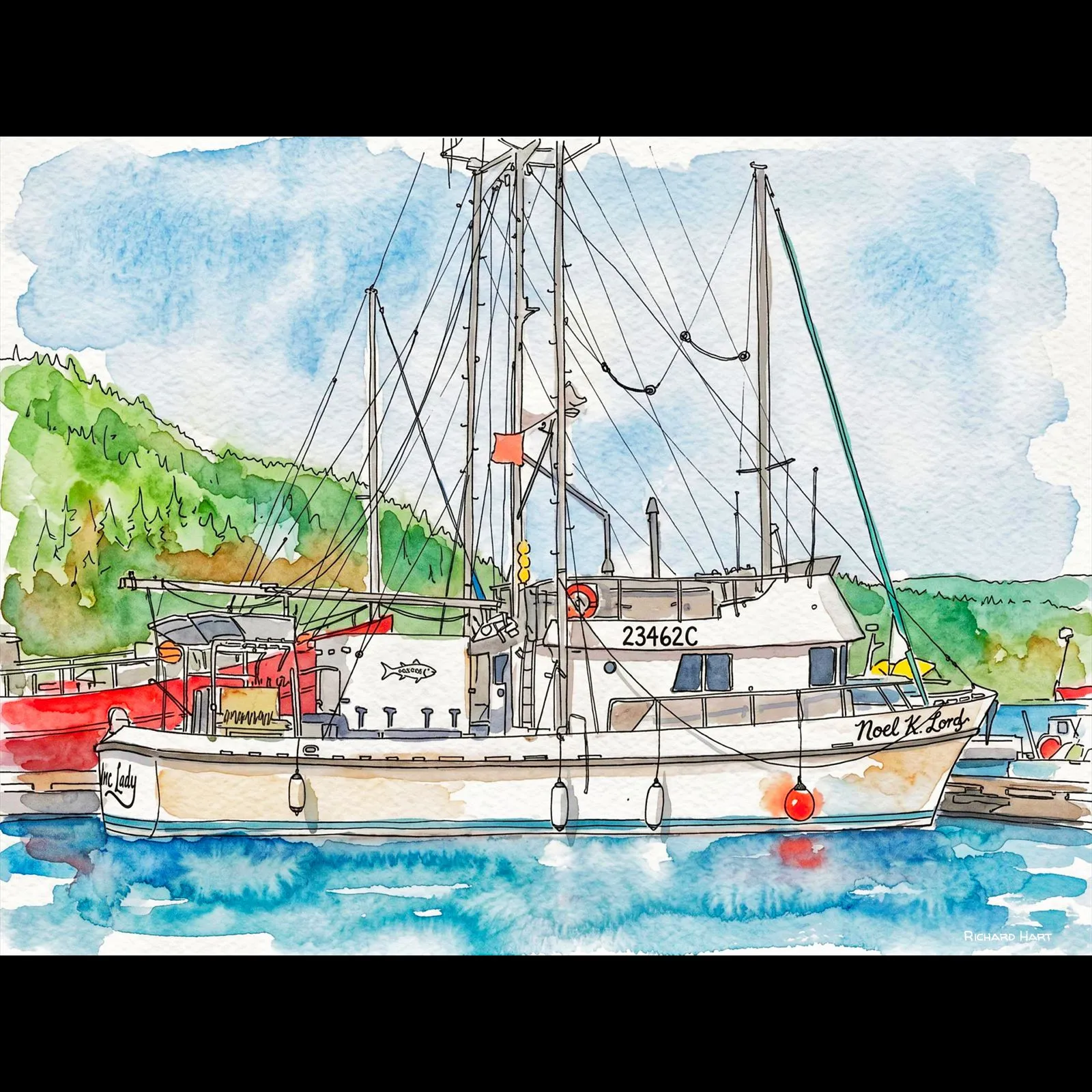 F/V Troller at the dock