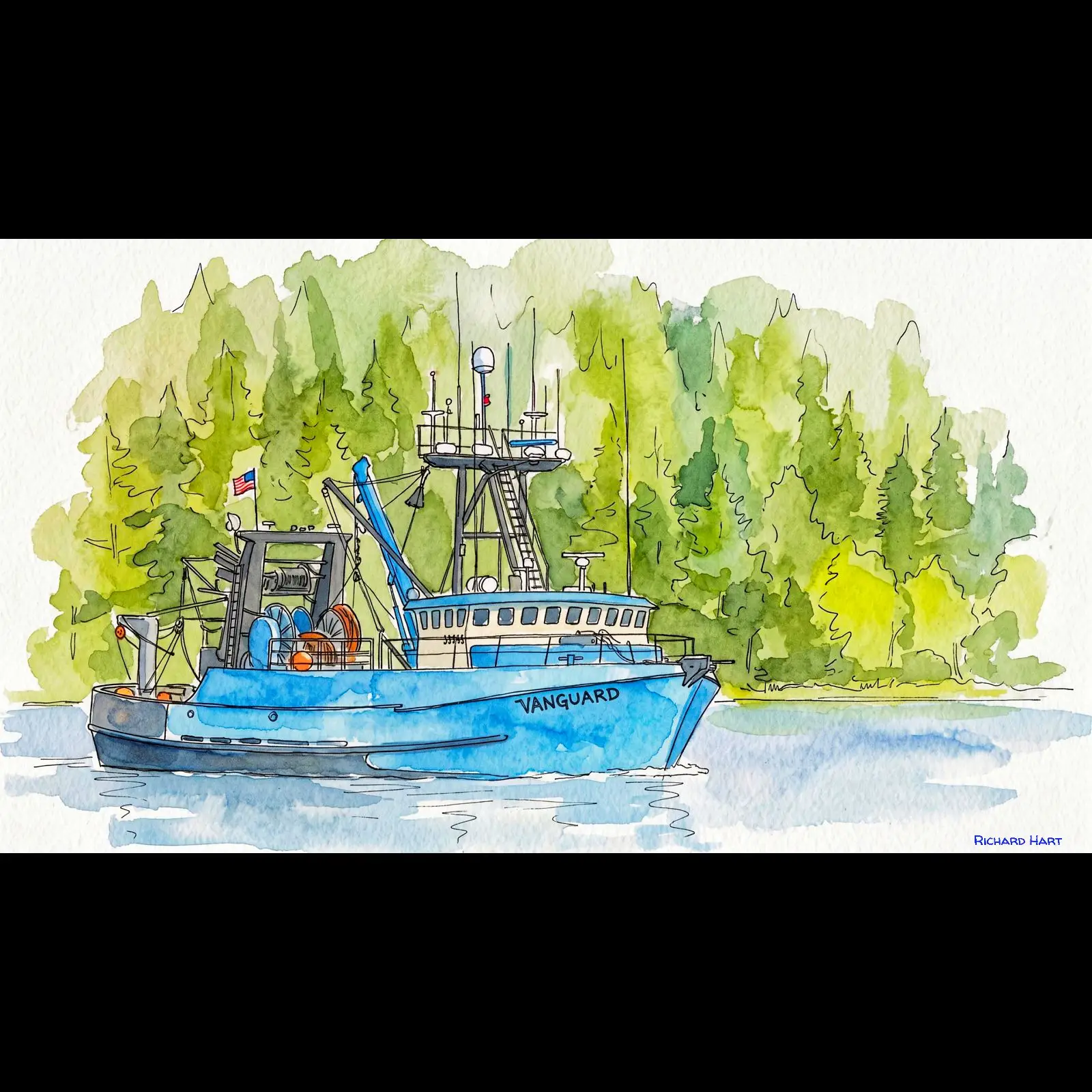 F/V Vanguard  Transit
