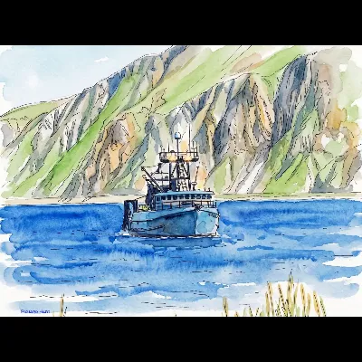 F/V Vanguard in Bay
