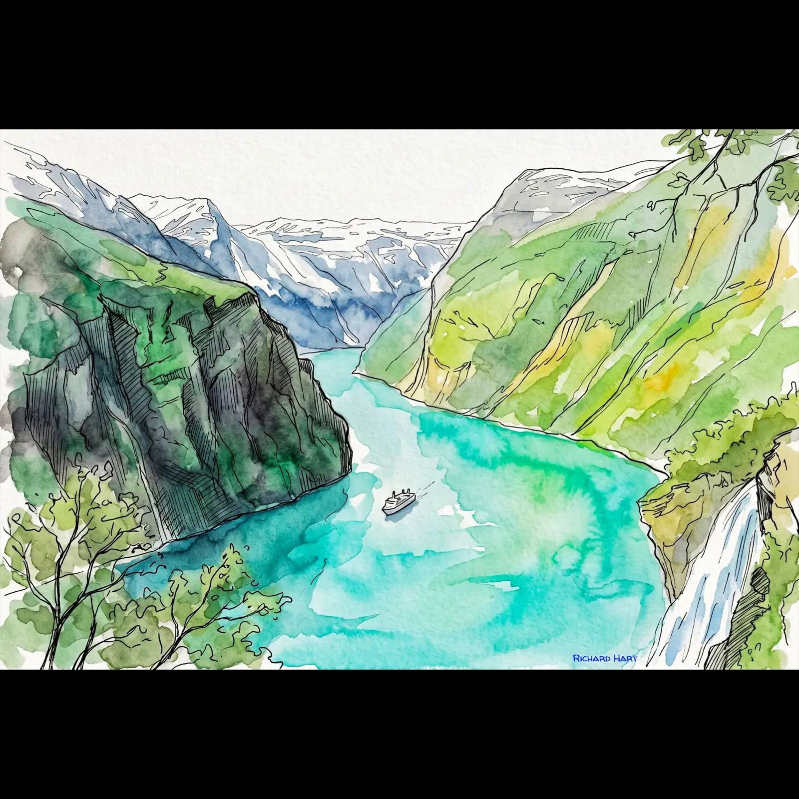 near Vøringsfossen