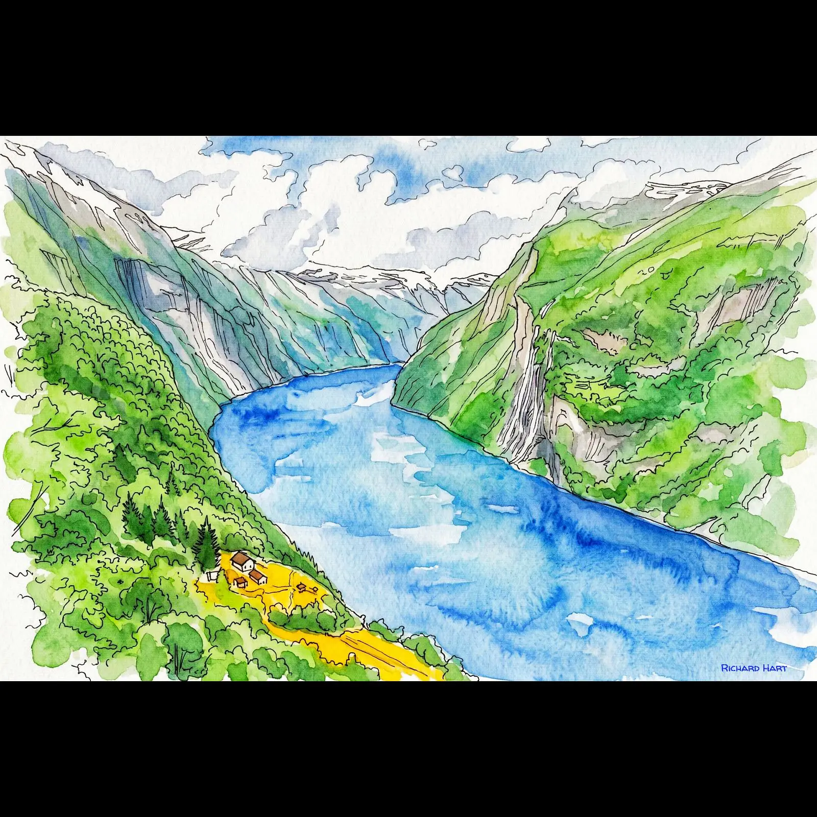 Sunnfjord at noon
