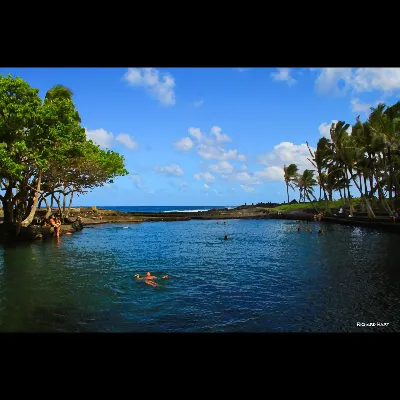 Ahalanui Park Hot Springs