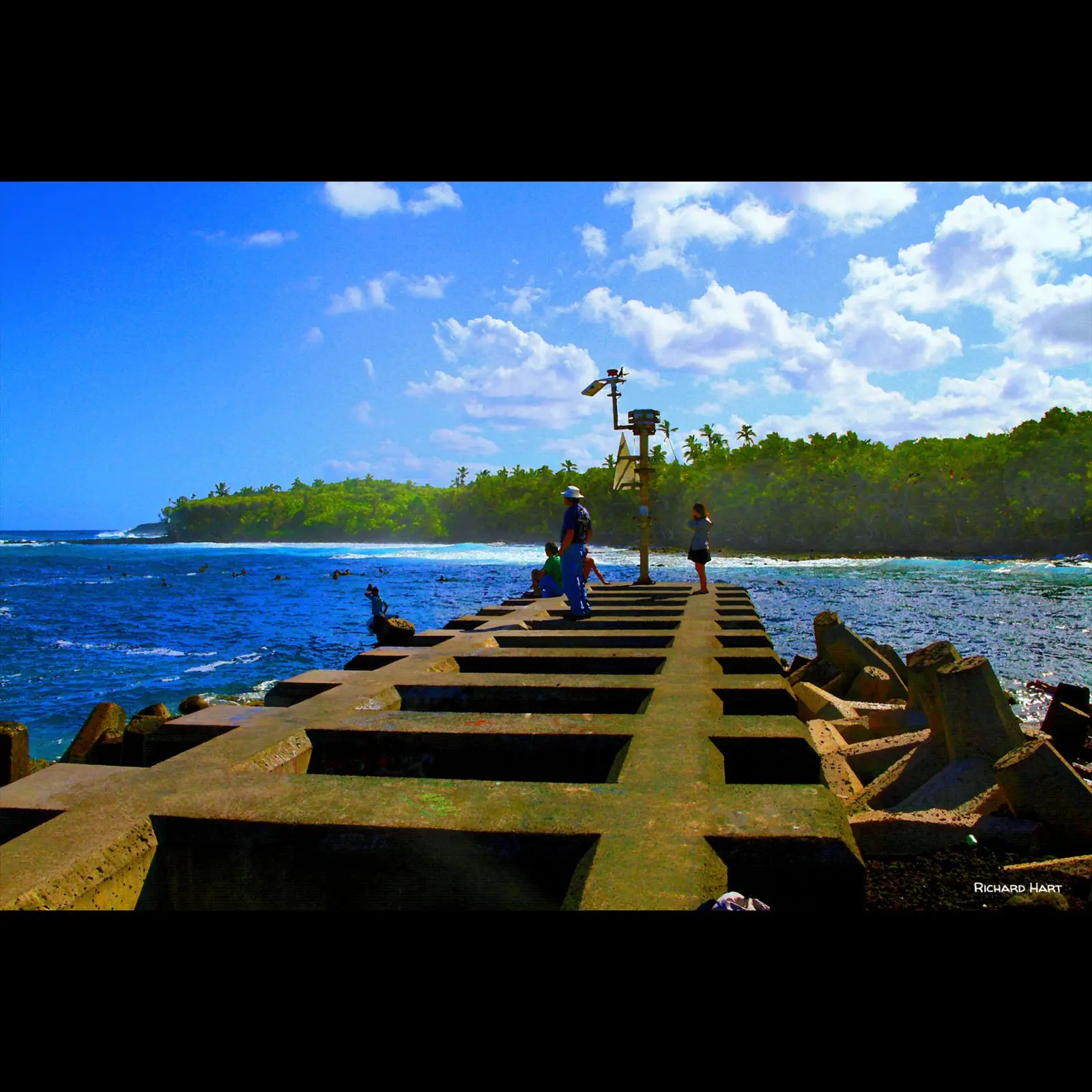 Issac Hale Beach Park Breakwater 2012