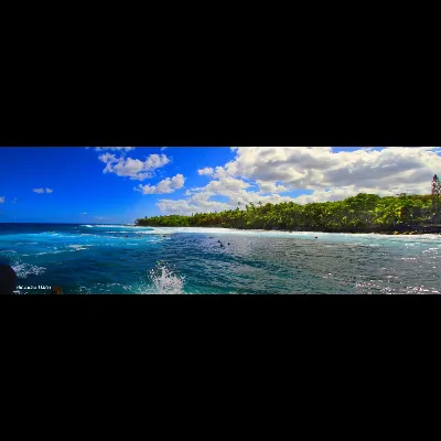 Issac Hale Beach Park Panorama  (2012) 