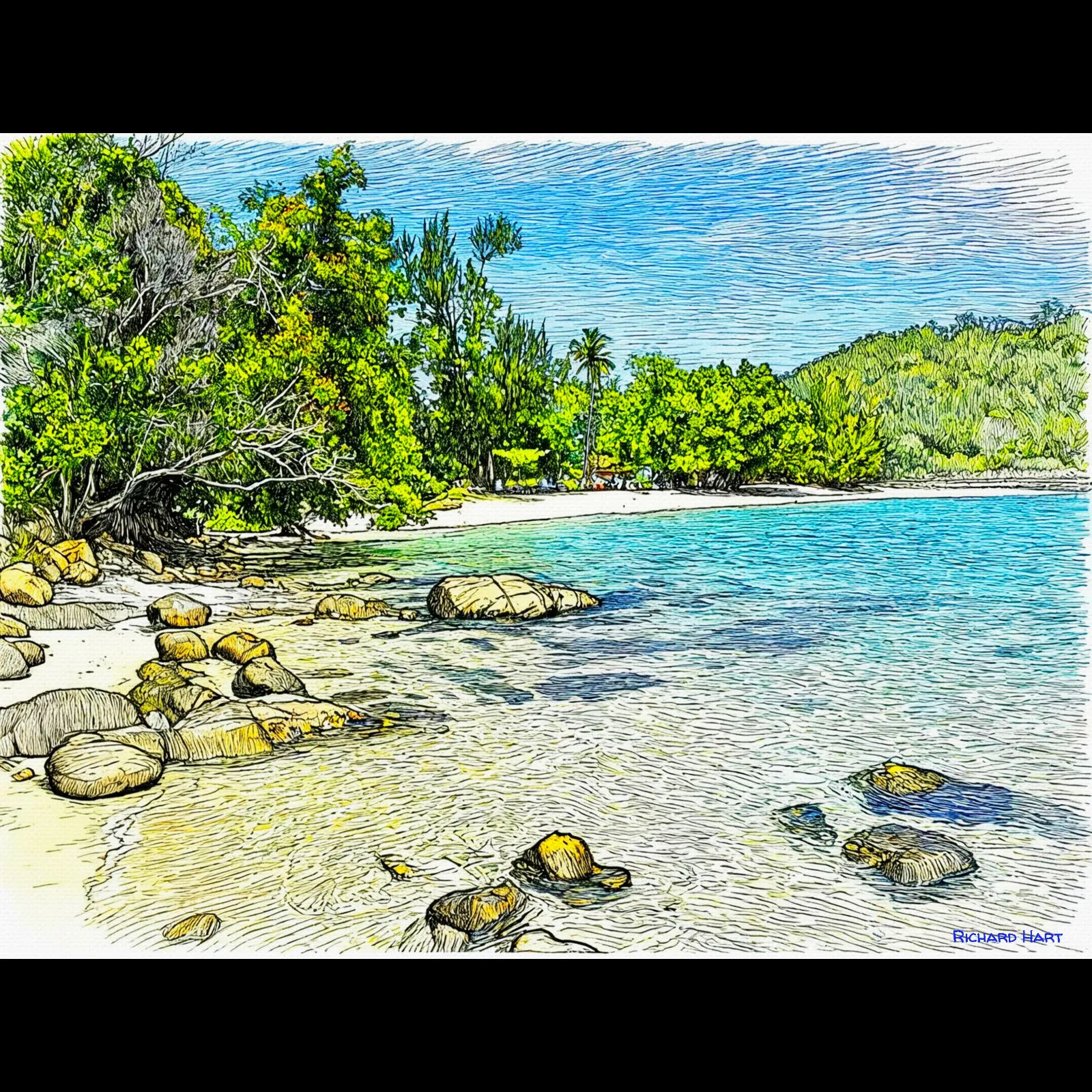 Quiet Bay at Noon 