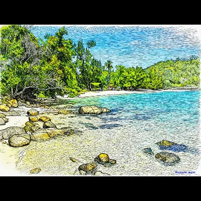 Quiet Bay at Noon