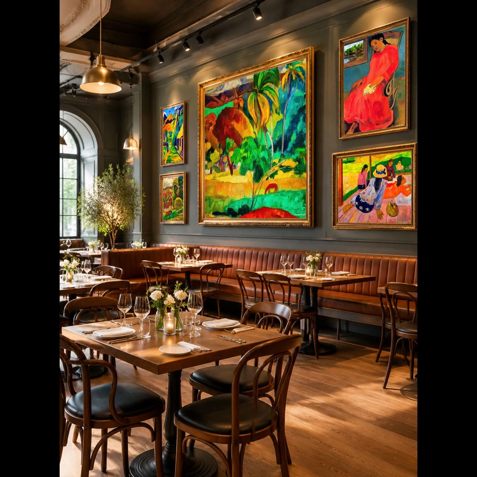 Gauguin in Trattoria 