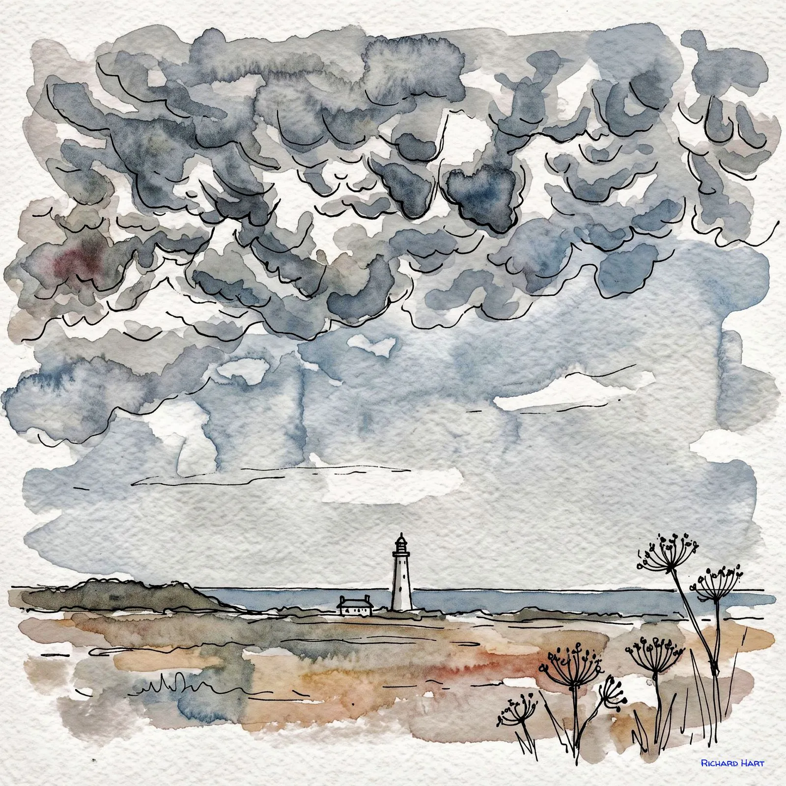 Cloudy Lighthouse