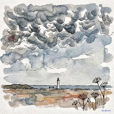 Cloudy Lighthouse