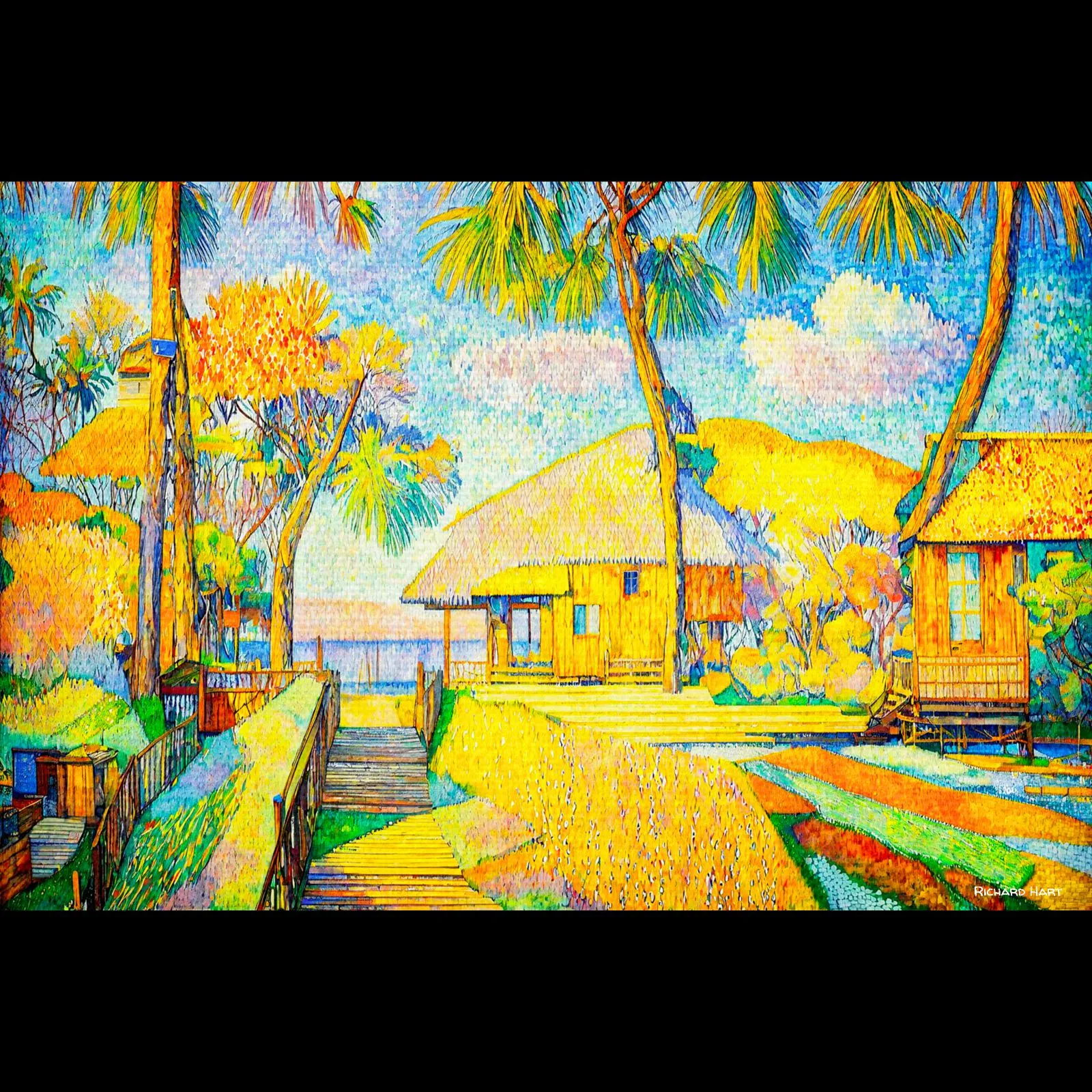 Lagoon House on Stilts 