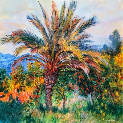 A plam tree at Bordighera