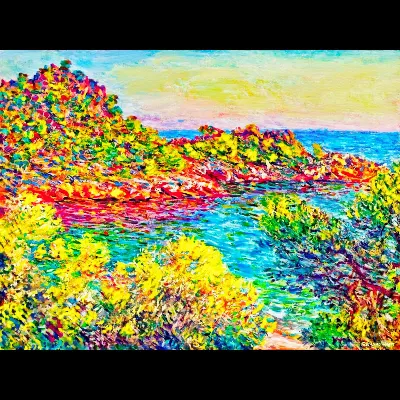 Landscape near Monte Carlo