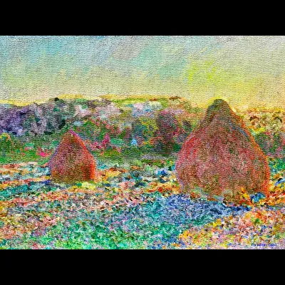 Stacks of wheat