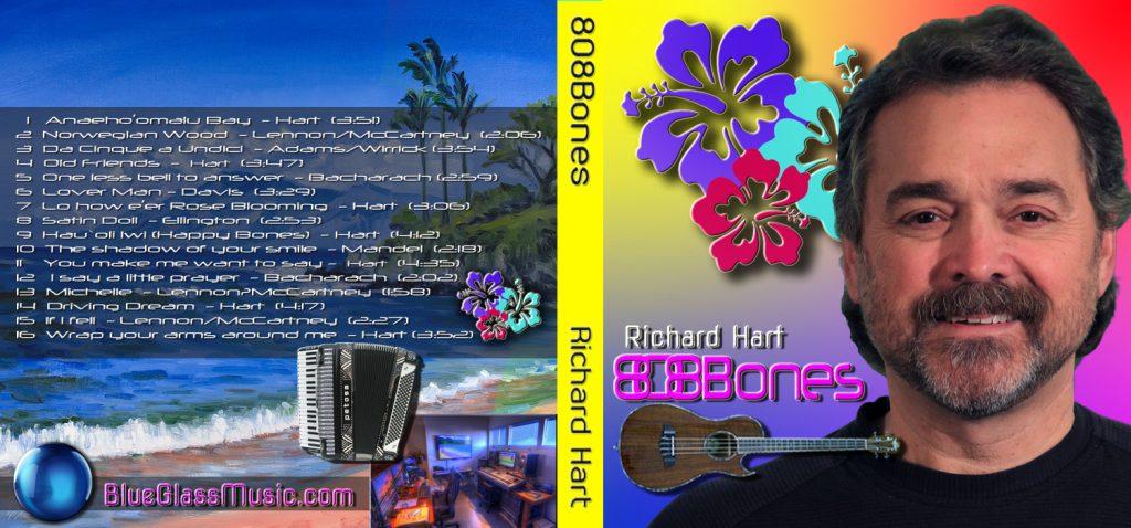 Richard Hart 808 Bones CD Cover with Playlist (2018)