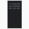 Canvas Side Wall -R33 G33 B35- with dimensions
