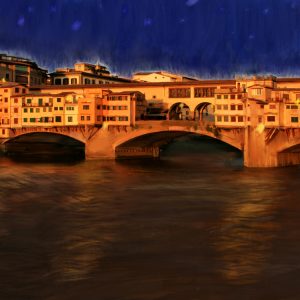 Il Ponte Vecchio a Firenze by Richard Hart