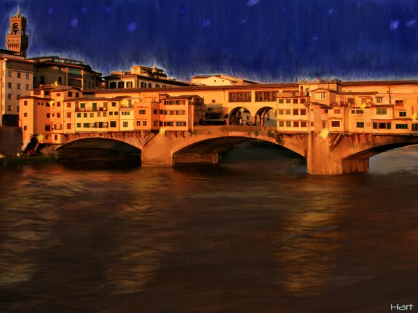 Il Ponte Vecchio a Firenze by Richard Hart