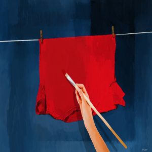 Rothko's Red Shirt Re-Imagined by Richard Hart