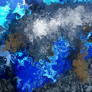 Dog on Couch by Richard Hart