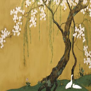 Tree with Egrets by Richard Hart